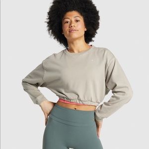 Whitney Cropped Pullover Mink